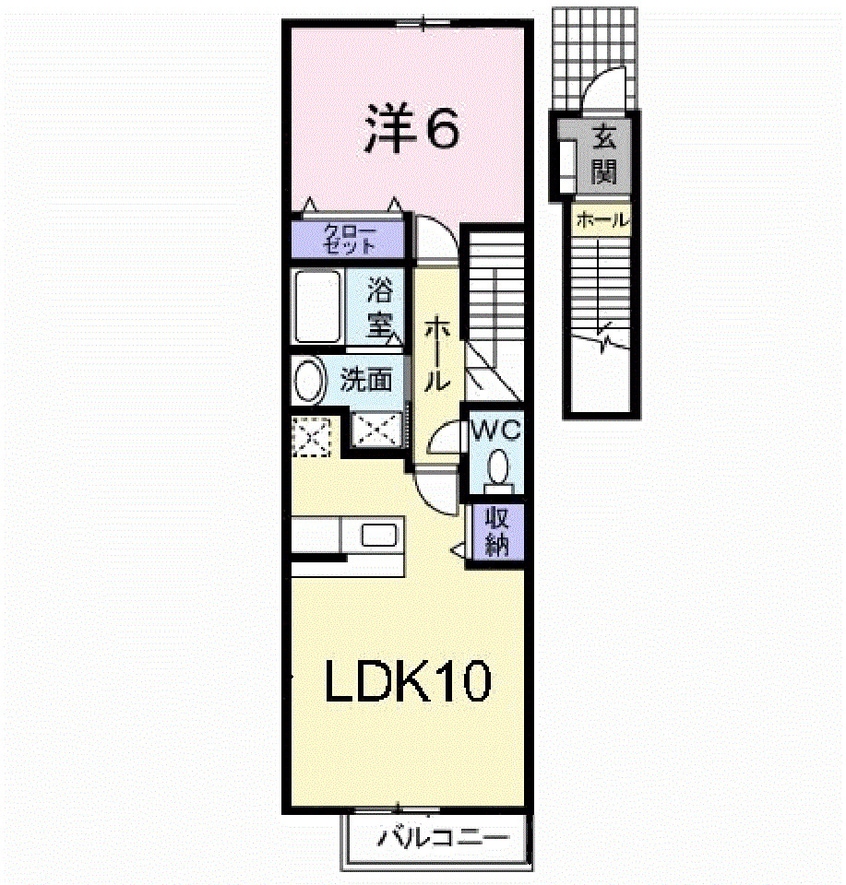 間取図 サン・フィールド　ⅡＡ