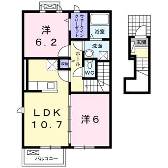 間取図 サンブリーゼ東山Ｅ