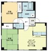 フォブールときわ 2LDKの間取り
