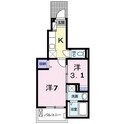 ディア　コート　中津の間取図