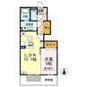 サンシャイン 1LDKの間取り