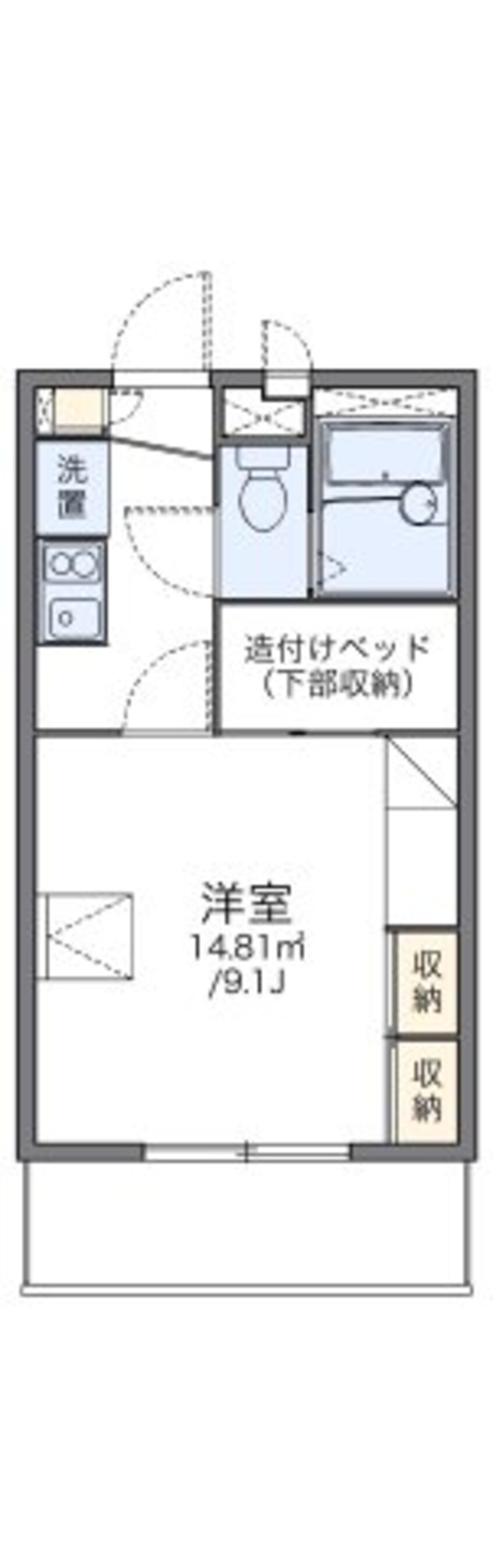 間取図 レオパレスＧＡＺＥＢＯ１２