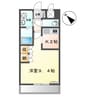 センチュリーＭ 1Kの間取り