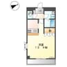 サンシャイン　フジ 1Kの間取り