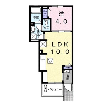 間取図 セレナーデＢ