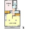 スカイコート38　C棟 1LDKの間取り