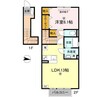 セジュール 1LDKの間取り