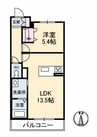 シャーメゾン丸亀 1LDKの間取り
