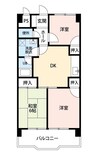 ニューセンチュリー 3DKの間取り