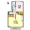 スカイコート38　C棟 1LDKの間取り