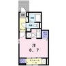 タートル・マウンテンⅡ 1Rの間取り