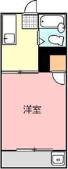 ハイツ太田 1Kの間取り