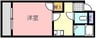 ハイツ福岡 1Kの間取り