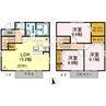 プルミエール太田　E棟 3LDKの間取り