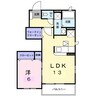 サンルート堂山Ａ 1LDKの間取り