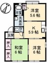 バリュージュ　メルセ 3Kの間取り
