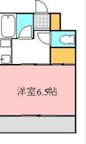 パラレル太田 1Kの間取り