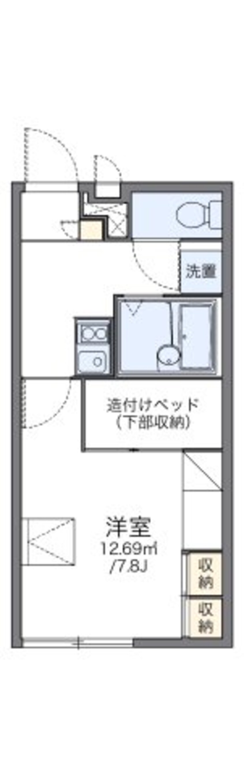 間取図 レオパレスハーモニー