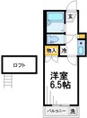 リッチモンド太田南 1Kの間取り