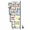 クインテット 3LDKの間取り