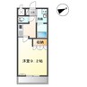 プランドール 1Kの間取り