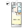 プランドール 1Kの間取り
