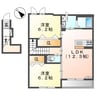 ブルーコスモ 2LDKの間取り