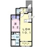 ＯＵＲＣＩＴＹ丸亀　Ⅲ 1LDKの間取り