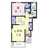 グレイス　２８ 1LDKの間取り