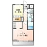 フェリーチェ 1LDKの間取り