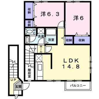 間取図 パールスクエアＢ