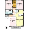 フォレスト C棟 3LDKの間取り