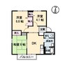 フォーレスイン松岡　Ｃ棟 3DKの間取り