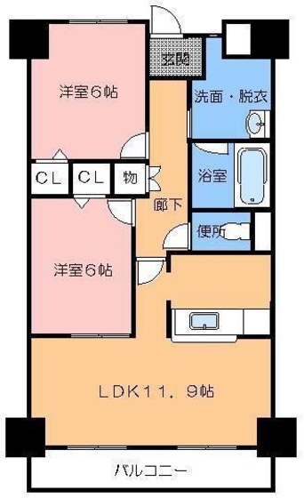 間取図 レオパルド国分寺