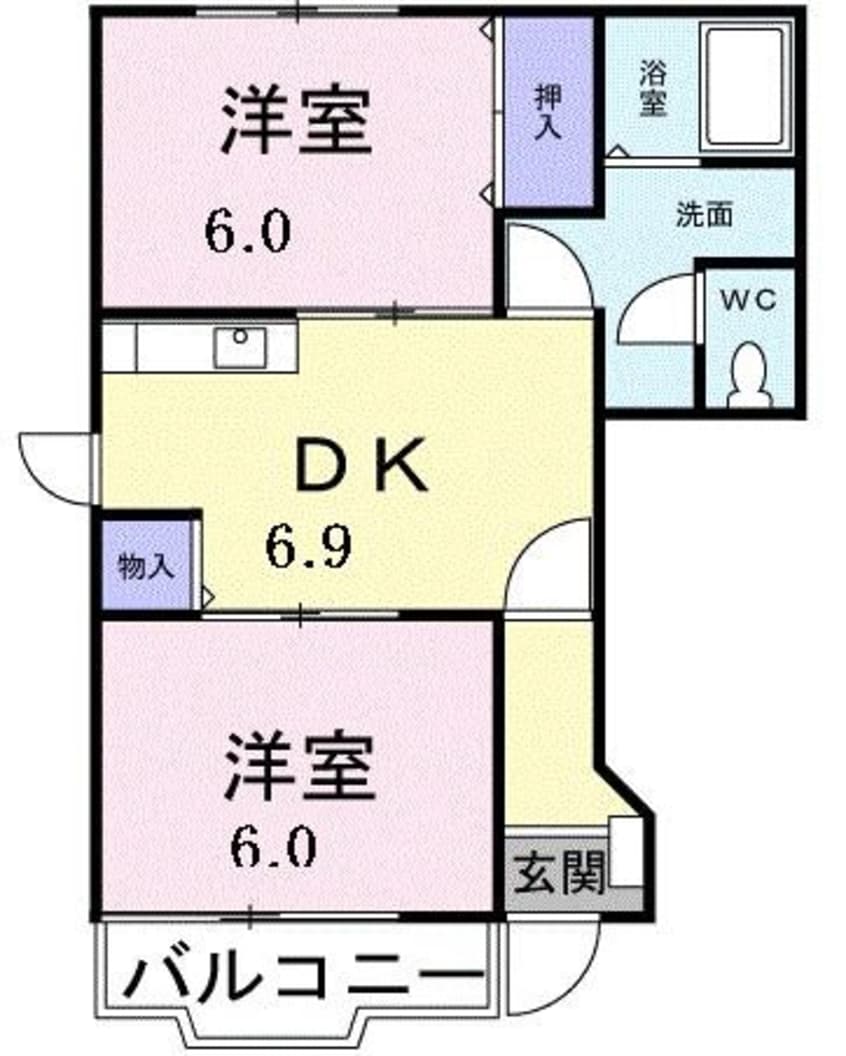 間取図 レガシーガーデンⅡ