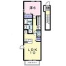 ＳＵＮ　ＳＱＵＡＲＥ新地　Ａ 1LDKの間取り