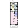 グローヴ・ガーデンⅨ 1Kの間取り