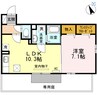Laxa Court　Ⅱ 1LDKの間取り