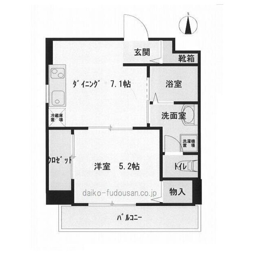 間取図 Ｄｅａｒ　ｃｏｕｒｔ