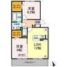 ラナ マラキ A棟 2LDKの間取り