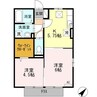 Ist-Garden A棟 2Kの間取り