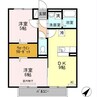Ist-Garden A棟 2DKの間取り