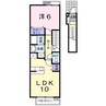 デフィーＭ 1LDKの間取り