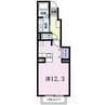 デフィーＭ 1Rの間取り