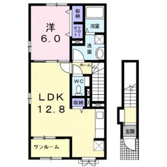 間取図 イル　ルオーゴＢ