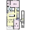 Ｂｉｏｒｌａ　Ｍ 2LDKの間取り