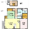 クレイドル・ガーデン 2LDKの間取り