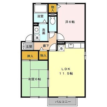 間取図 グランシャリオAB　B棟