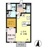 サンフラワー寿 1LDKの間取り