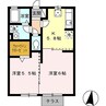 サンフラワー寿 2Kの間取り